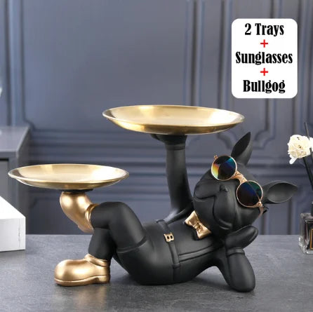 Playful French Bulldog Butler Tray