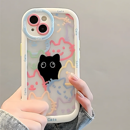 Colorful Cat iPhone Case