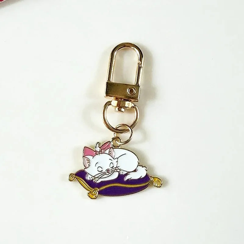 Porte-clés Marie chat de dessin animé