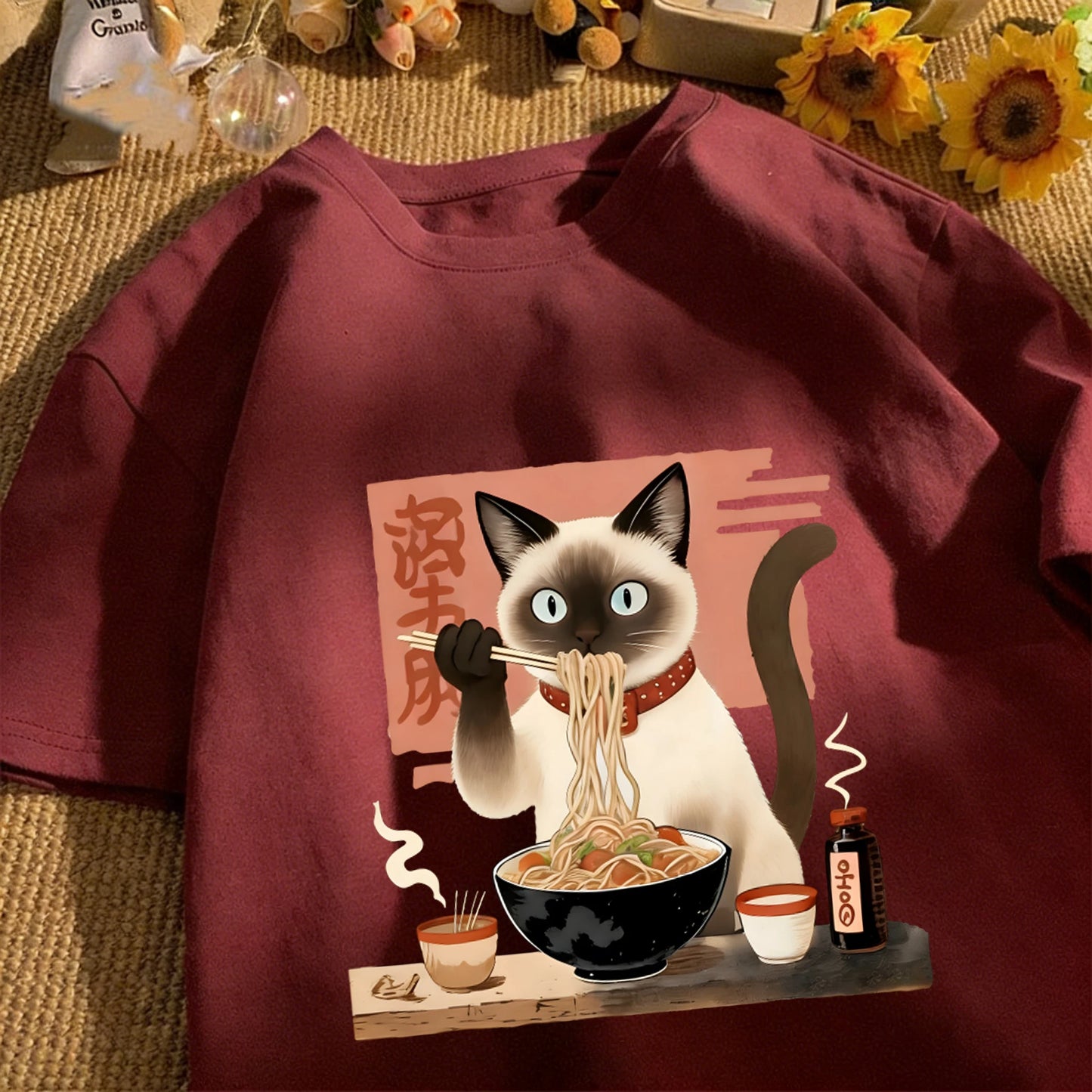 Siamese Eat Ramen Shirt