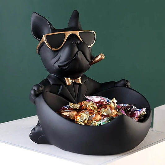Elegant Tuxedo French Bulldog Bowl