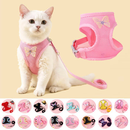 Butterfly Cat Harness Set