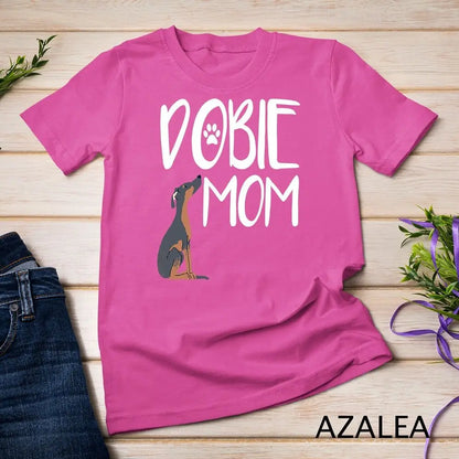 Áo thun Doberman "Dobie Mom"