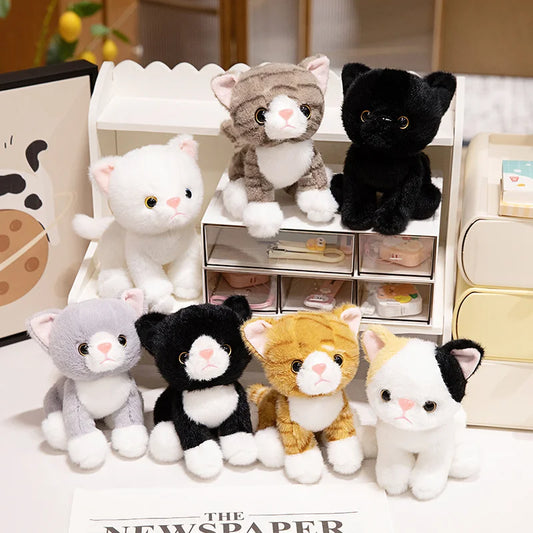 Porte-clés en peluche petit chat