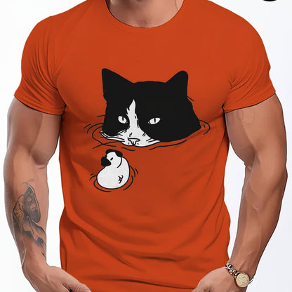 Cat in the Bath Shirt