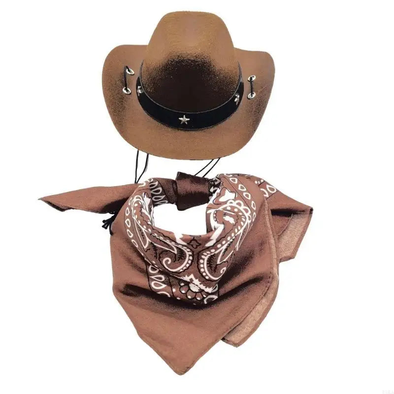 Conjunto de cowboy de estimação do Velho Oeste