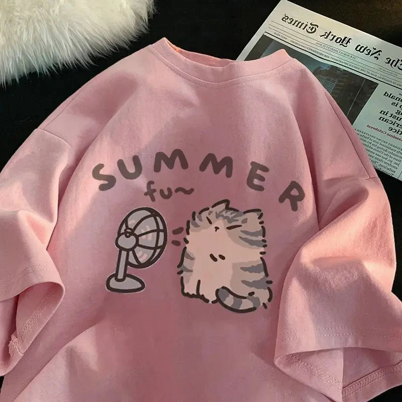 Summer Cat Mood Shirt
