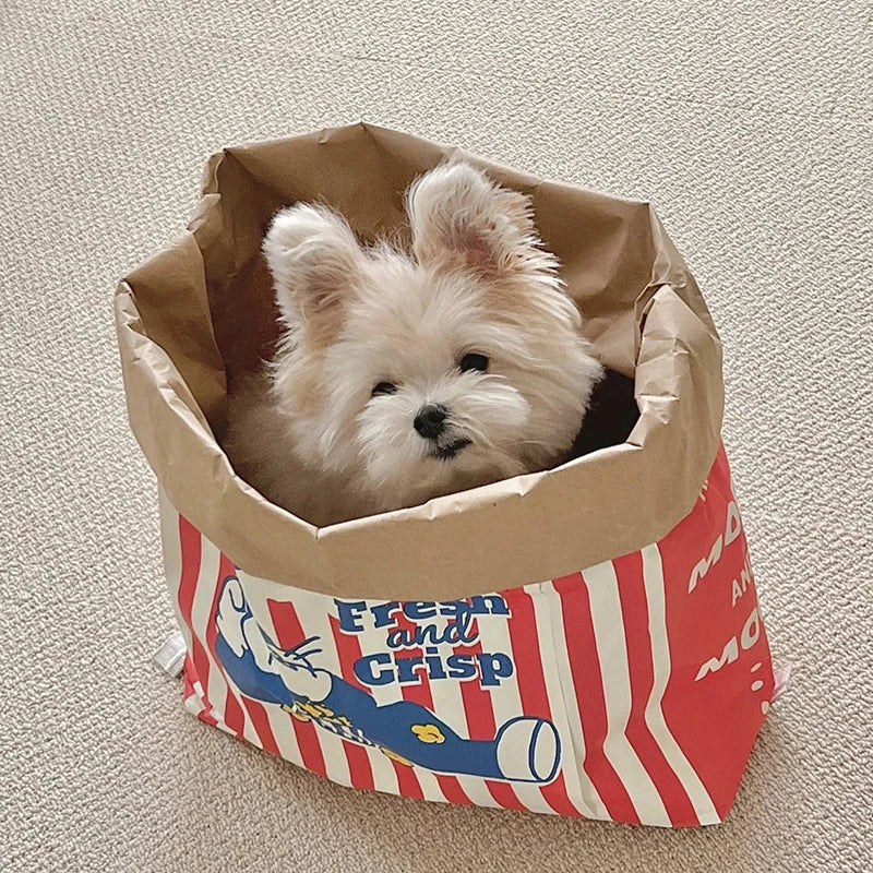 Popcorn Paper Pet Bed