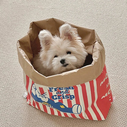 Popcorn Paper Pet Bed