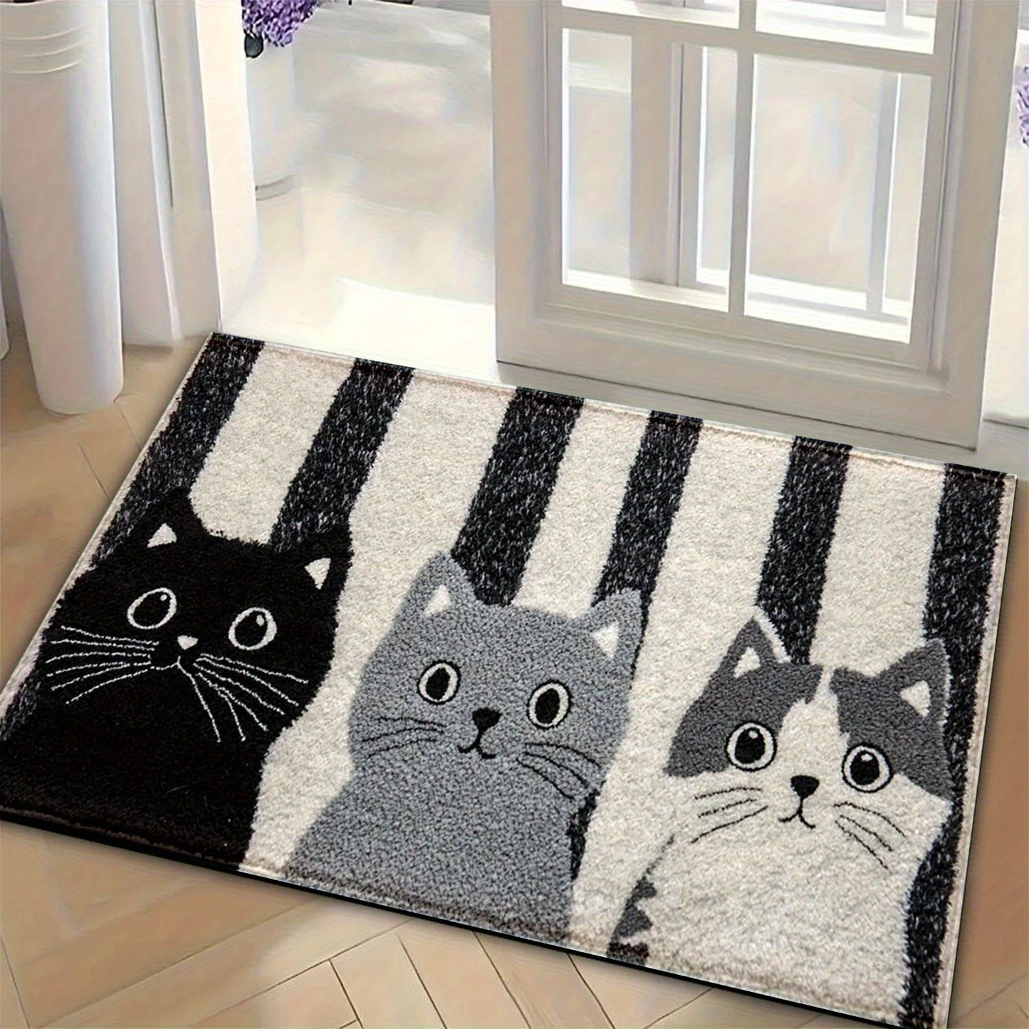 Cartoon Cat Carpet Decor