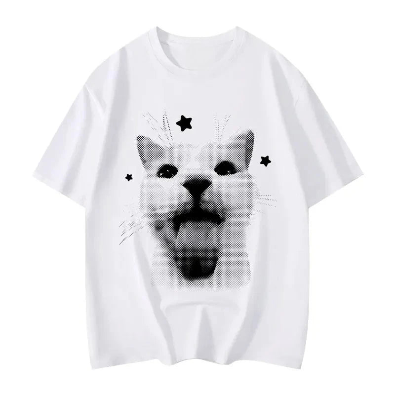 Funny Cat Graphic T-Shirts