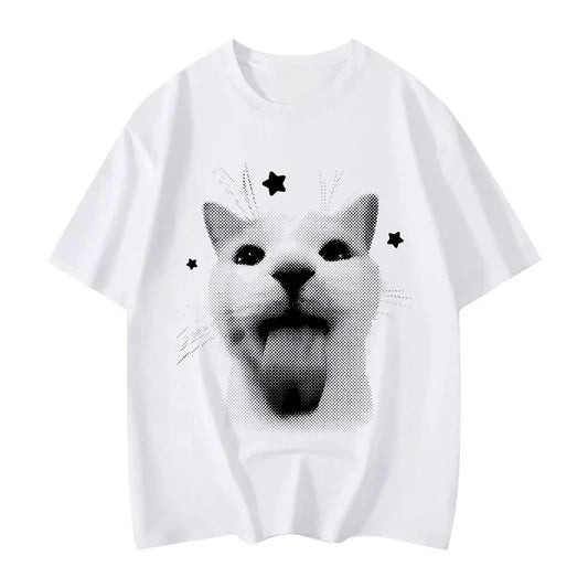 Funny Cat Graphic T-Shirts