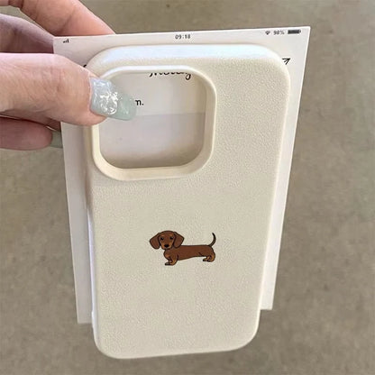 เคสโทรศัพท์สุนัขดัชชุนสไตล์มินิมอล