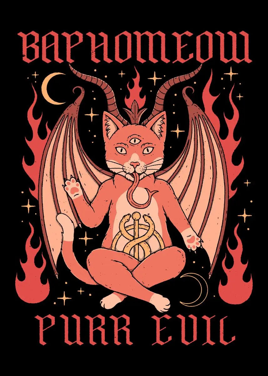 Cat Vintage Poster Tarot