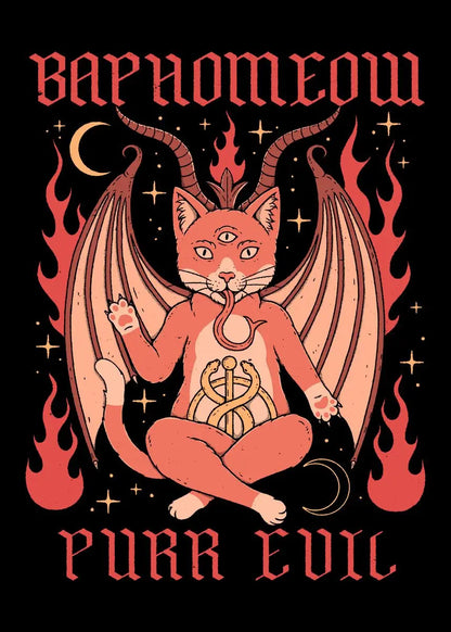 Cat Vintage Poster Tarot