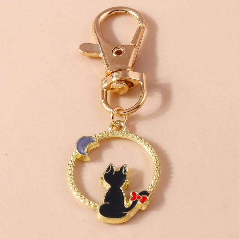 Cute Cartoon Cat Keychain