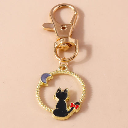 Cute Cartoon Cat Keychain