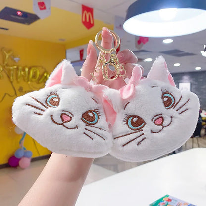 Porte-clés de sac en peluche Marie Cat