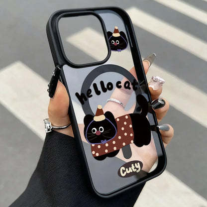 Cute Cat MagSafe iPhone Case