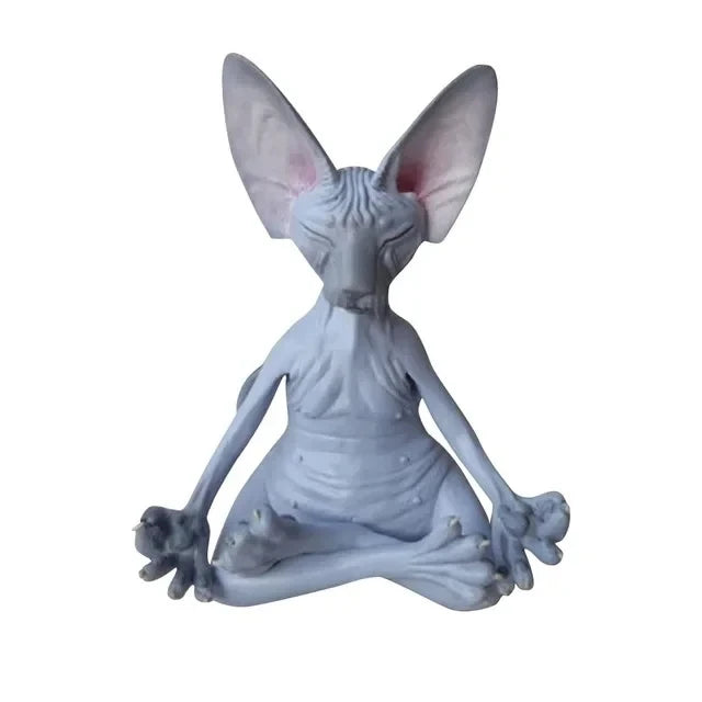 Sphynx Cat Art Sculptures Decor