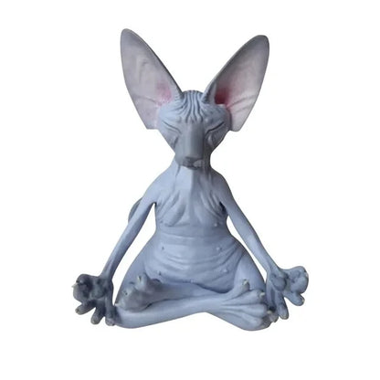 Sphynx Cat Art Sculptures Decor