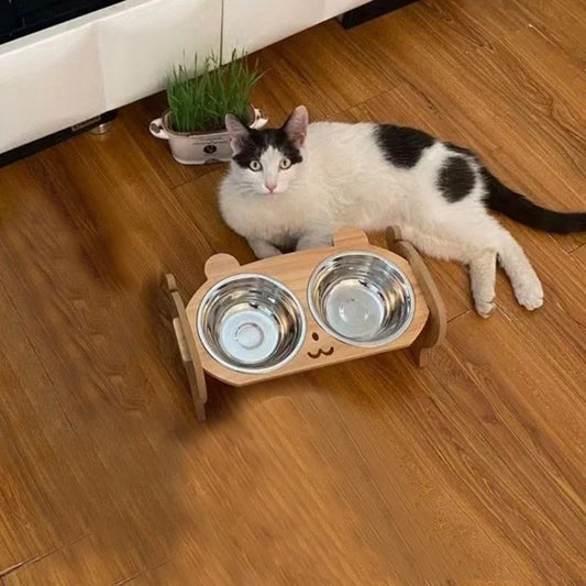 Double Pet Feeder