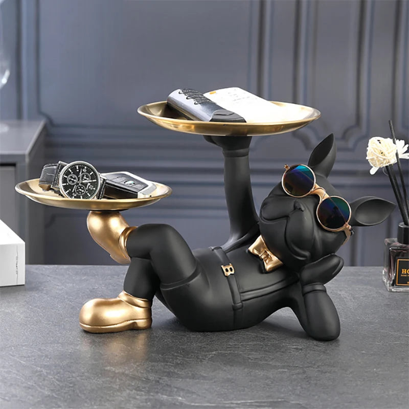 Playful French Bulldog Butler Tray