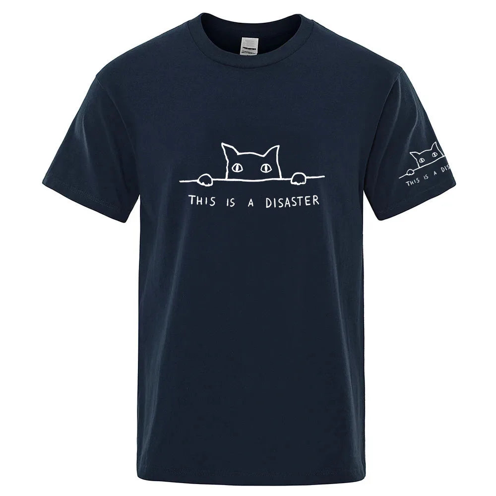 This Is a Disaster Funny Cat Shirt