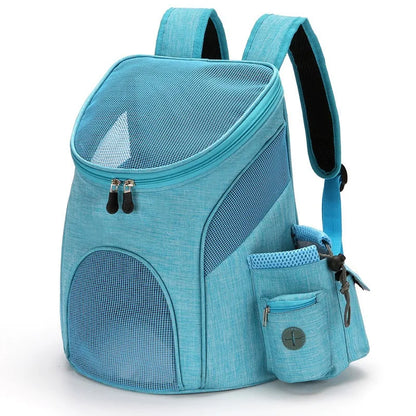 Transporteur pour animaux de compagnie en maille pliable respirant