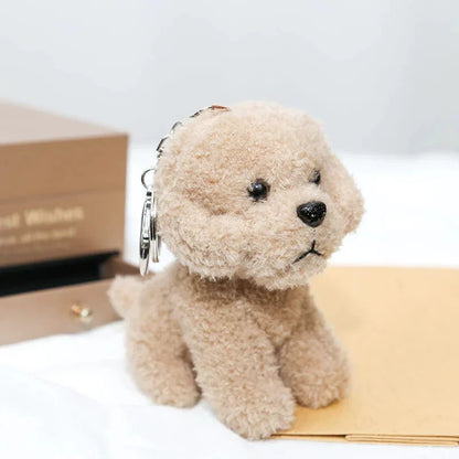 Plush Teddy Puppy Key Chain