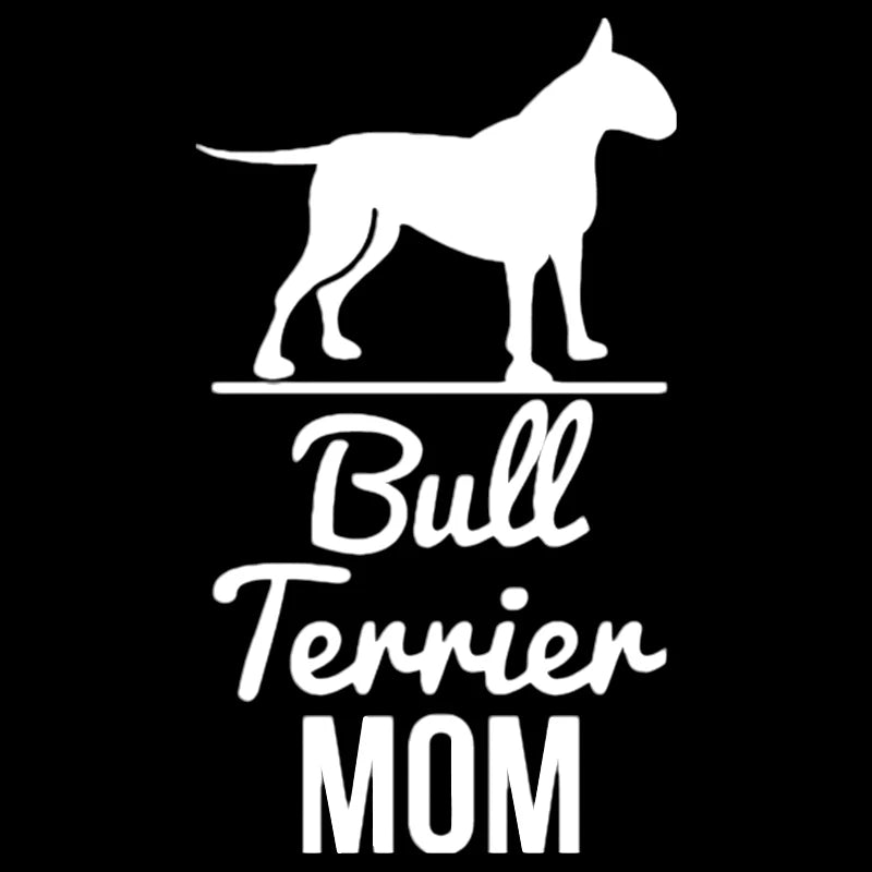 Bull Terrier Mom Car Sticker