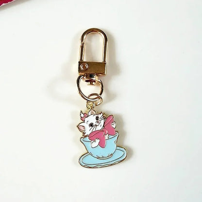 Porte-clés Marie chat de dessin animé