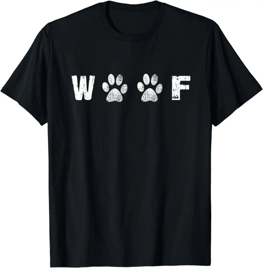 Woof Paw Print T-Shirt