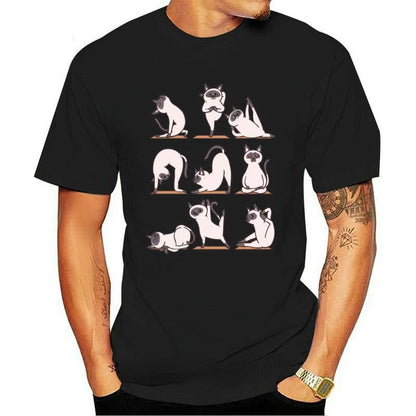 Siamese Cat Yoga T-Shirt