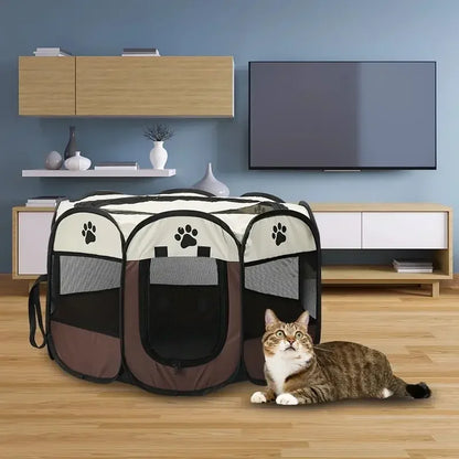 Portable Foldable Pet Playpen Tent