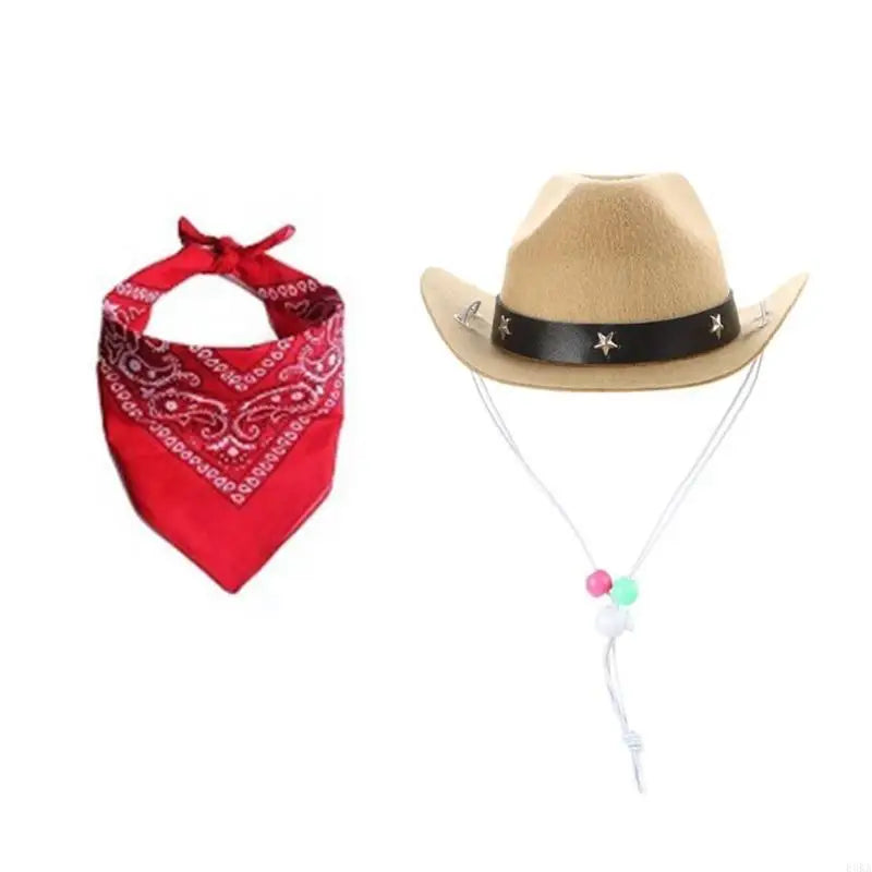 Conjunto de cowboy de estimação do Velho Oeste
