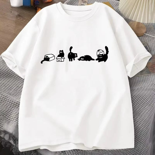 Five Mood Cats T Shirt