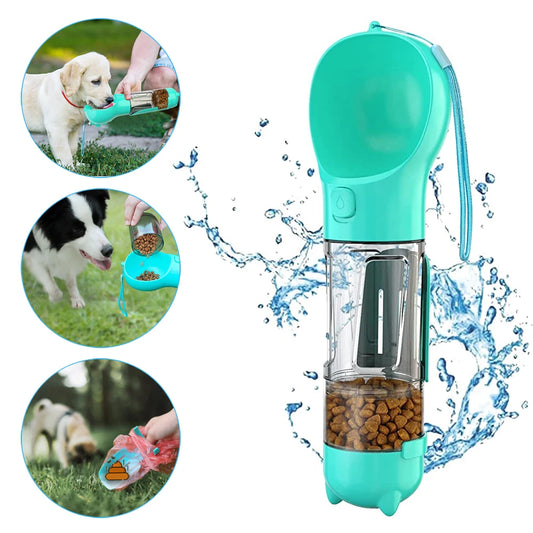 Portable Pet Feeder and Water Bottle