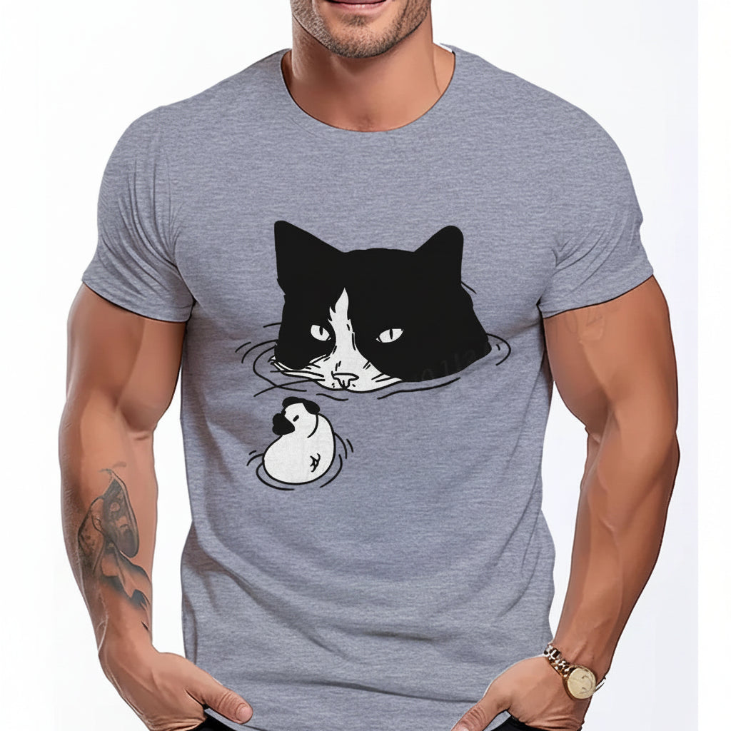 Cat in the Bath Shirt
