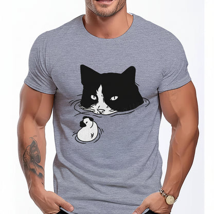 Cat in the Bath Shirt