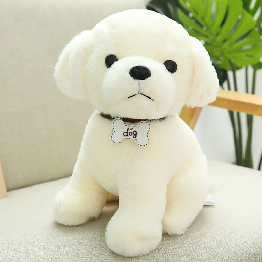 Premium Curly Brown Poodle Plush Toy