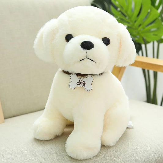 Premium Curly Brown Poodle Plush Toy