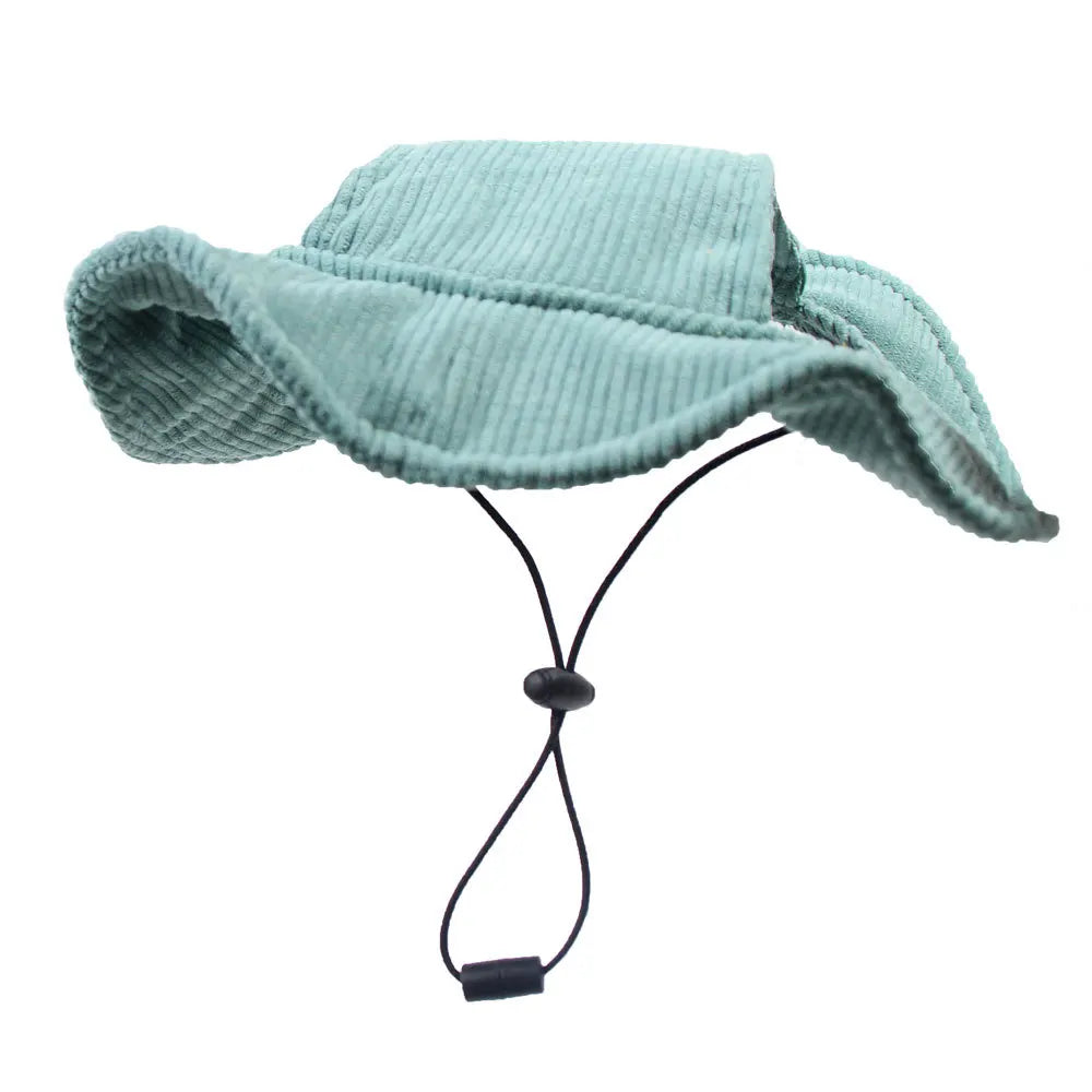 Classic Corduroy Pet Sun Cap