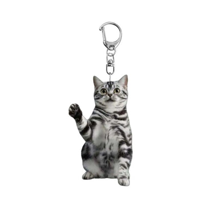Porte-clés 3D joli chat