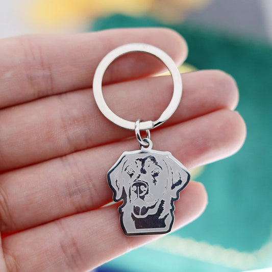 Porte-clés chien gravé LoyalPup