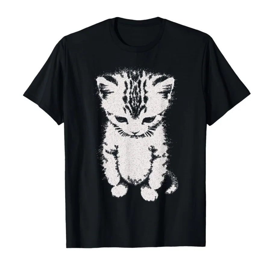 Chemise de chat qui pleure de chaton triste