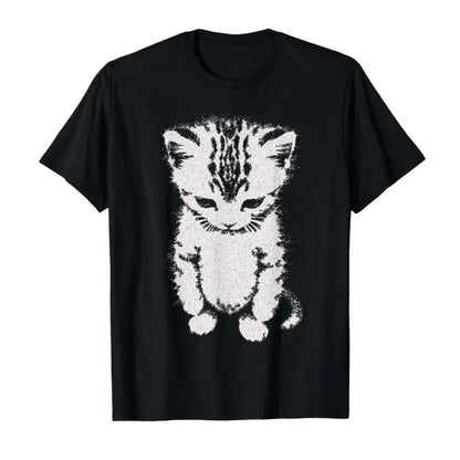 Chemise de chat qui pleure de chaton triste