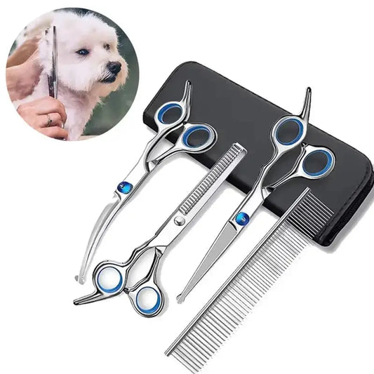 Professional Pet Grooming Scissors Set
