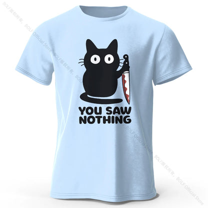 Vous n’avez rien vu chemise de chat