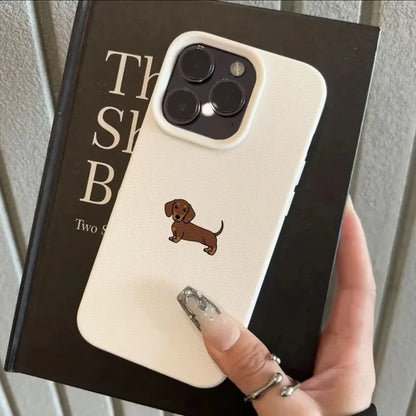 เคสโทรศัพท์สุนัขดัชชุนสไตล์มินิมอล